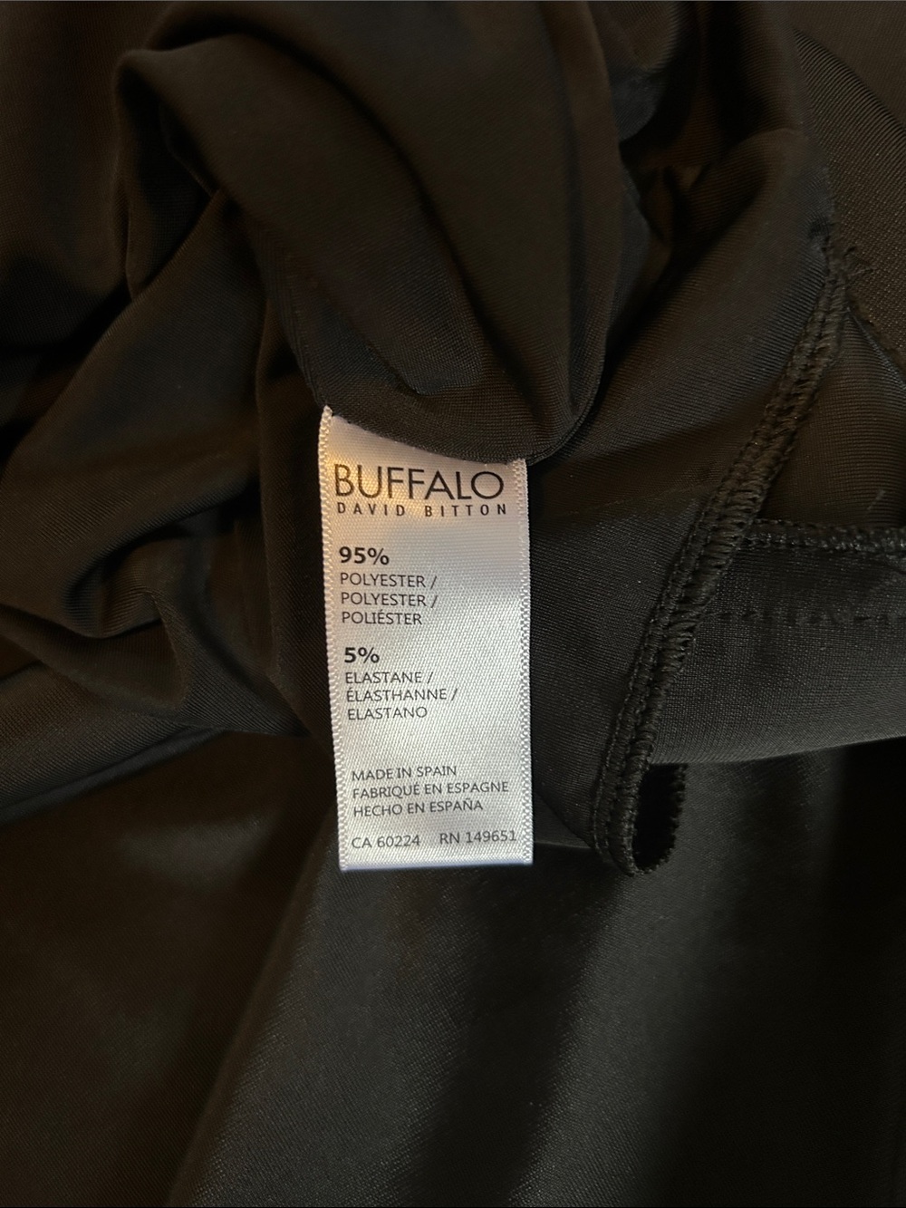 Buffalo David Bitton Black Dress with Tag Detail - Picture 4 of 6
